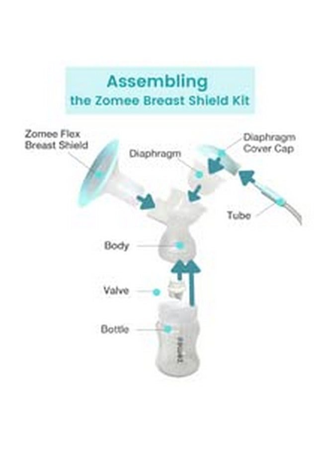 Zomee Z1/Z2 Compatible Replacement Silicone Diaphragms Set (2) | BPA Free