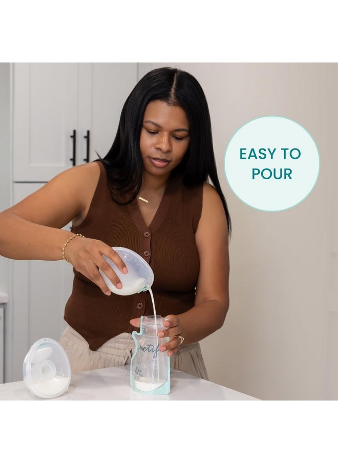 Motif Medical Breast Milk Collection Cups - Wearable, Discreet & Comfortable - Leak-Proof 5 oz Cups with Tubing Included - Works with Luna and Duo Breast Pumps