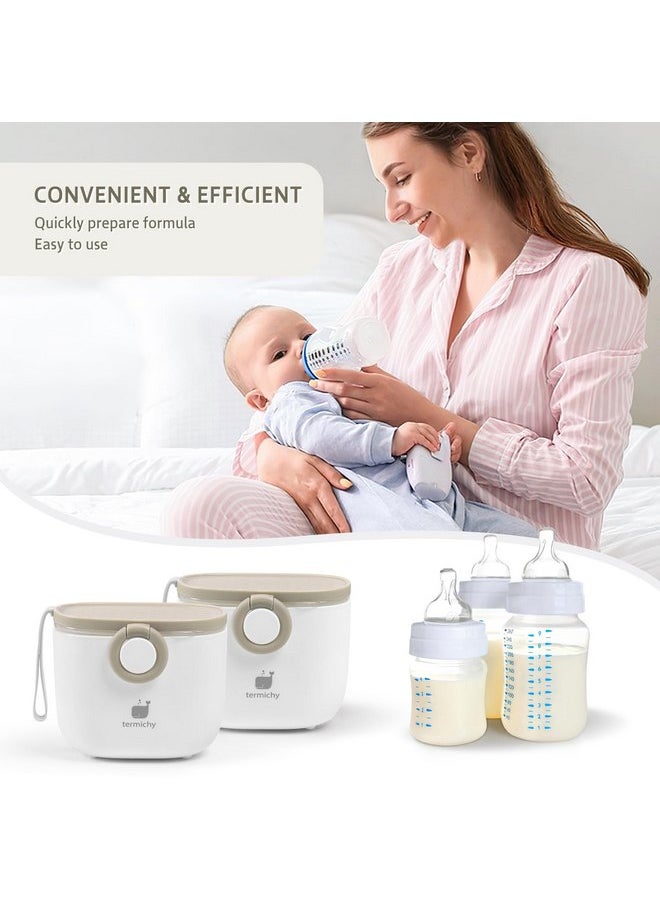 Termichy Baby Formula Dispenser, Portable Formula Dispenser Container with Scoop and Carry Handle for Travel Outdoor Activities for Baby Infant, 500ml