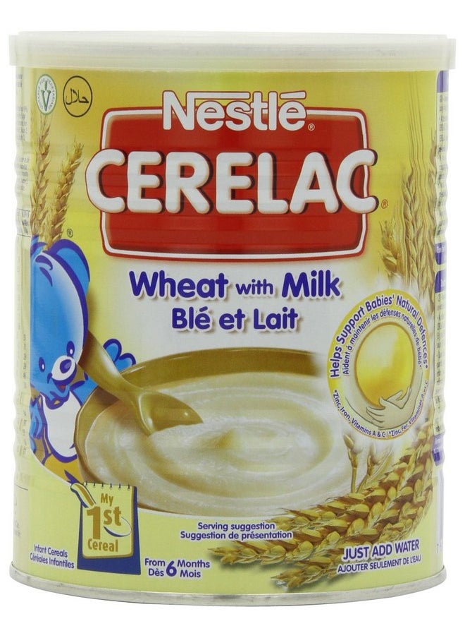 Nestle Cerelac, Wheat With Milk, 14.11-Ounce Cans (Pack of 4)