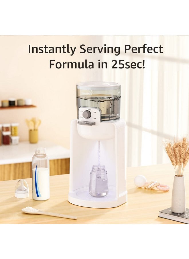 GROWNSY Instant Baby Bottle Warmer, Precise 4 Temperatures Control | Night Light, Midnight Feeding | Warm Water Dispenser for Formula in Seconds | 72H Smart Thermostat, Easy Keep Warm