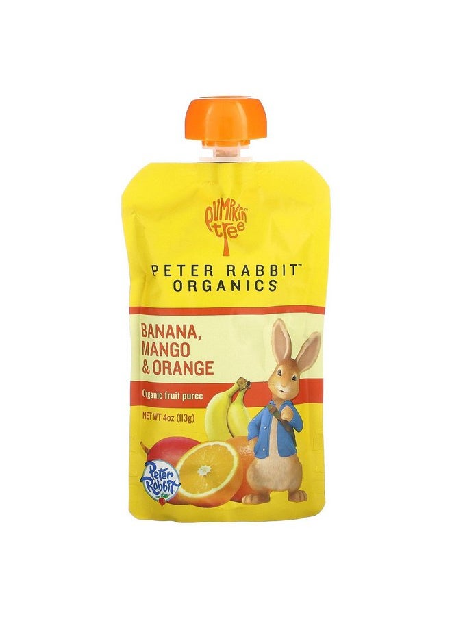 Peter Rabbit Organics Baby Mango, Banana, and Orange, 4 oz