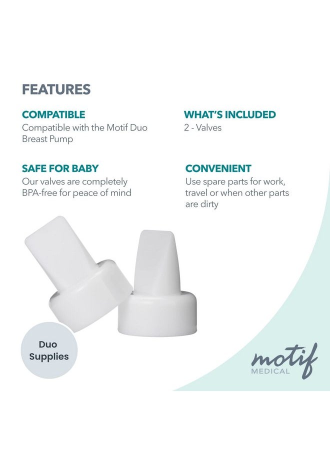 Motif Duo Valves, Replacement Parts for Breast Pump