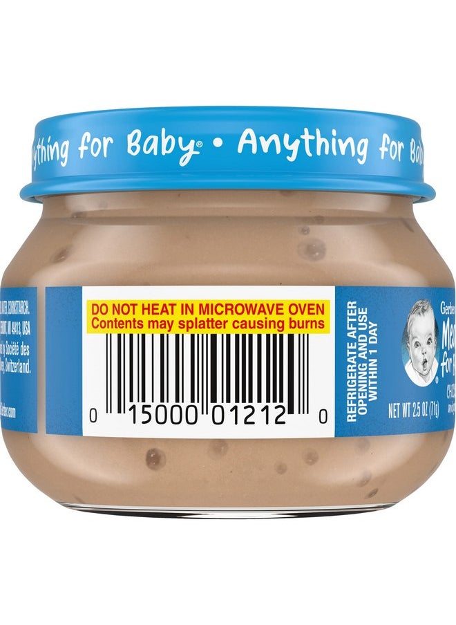 Gerber Mealtime for Baby 2nd Foods Baby Food Jar, Chicken & Gravy, Non-GMO Pureed Baby Food with Essential Nutrients, 2.5-Ounce Glass Jar (Pack of 20 Jars)