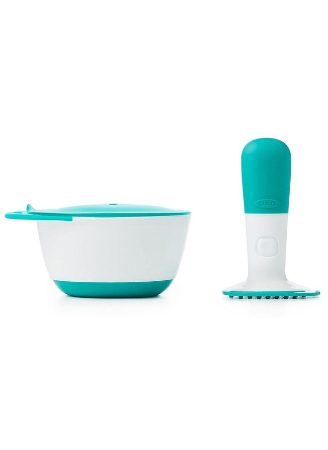 OXO Tot Food Masher, Teal