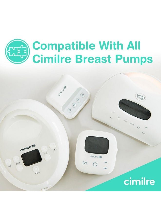 Cimilre Breast Milk Storage Bottle Set, Breastmilk Storage Set with Milk Storage Bottles, Discs & Covers for Fridge, 5 oz. Bottles (Set of 2)