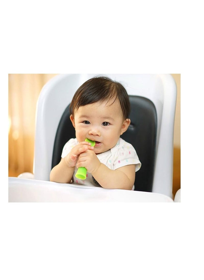 Silicone Soft-Tip Training Spoon Teether for Baby LED Weaning Pack of 2