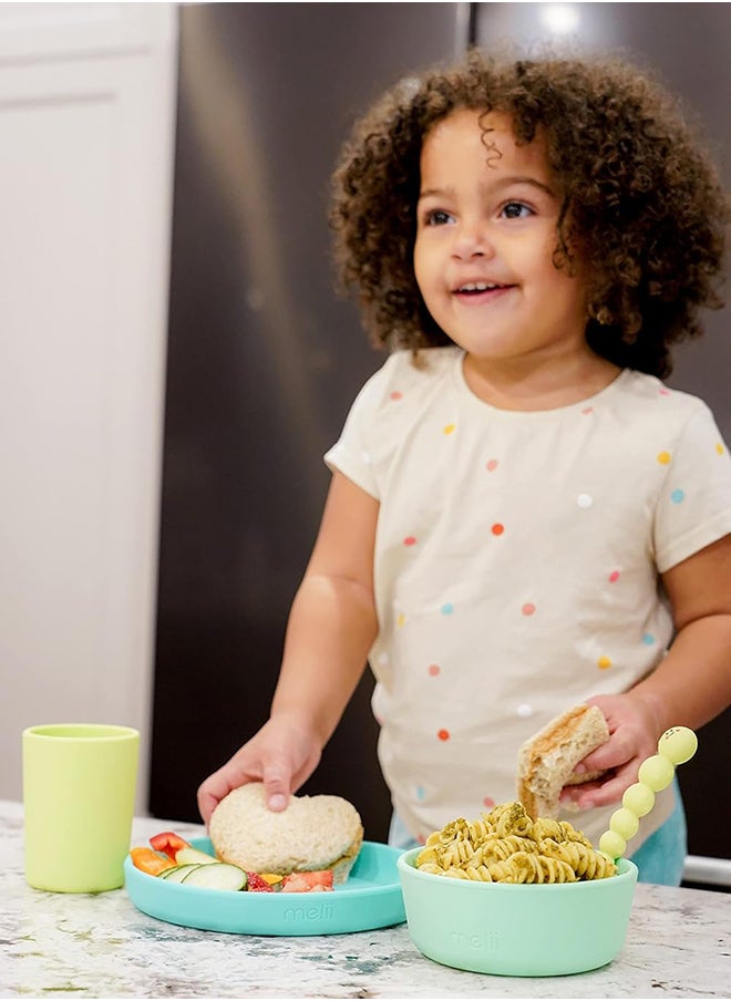 Pack Of 3 Silicone Meal Set For Babies, Toddlers And Kids