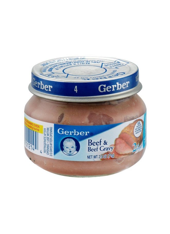 Gerber Beef & Gravy Baby Food, 2.5 Oz Jar