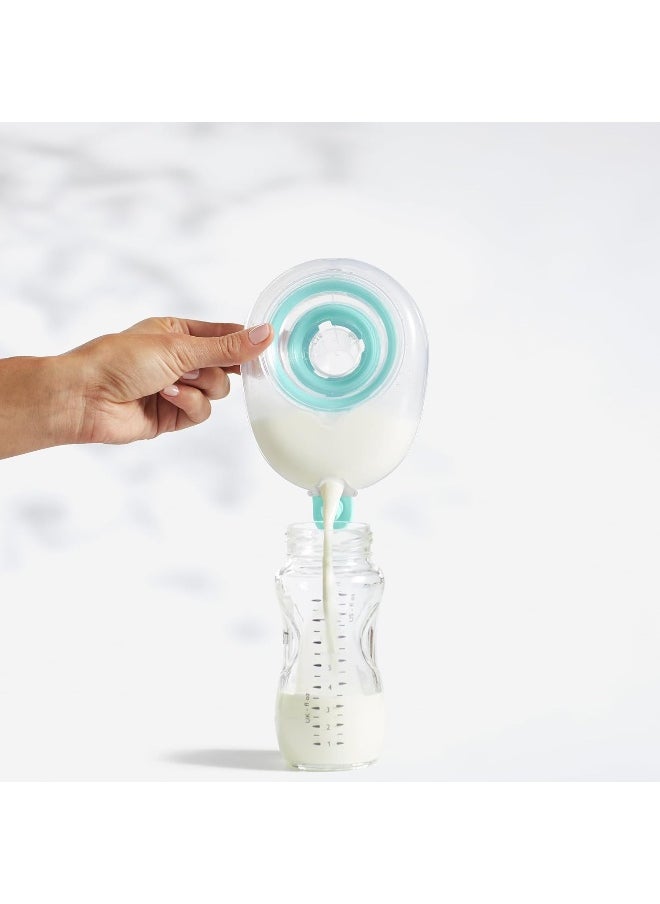 Willow 360 Reusable Breast Milk Containers 2-Count - 27mm Flange - Holds 4 oz. Per Container - Breastfeeding Essential for The Willow 360 or 3.0 Wearable Breast Pump, Hands-Free Pumping