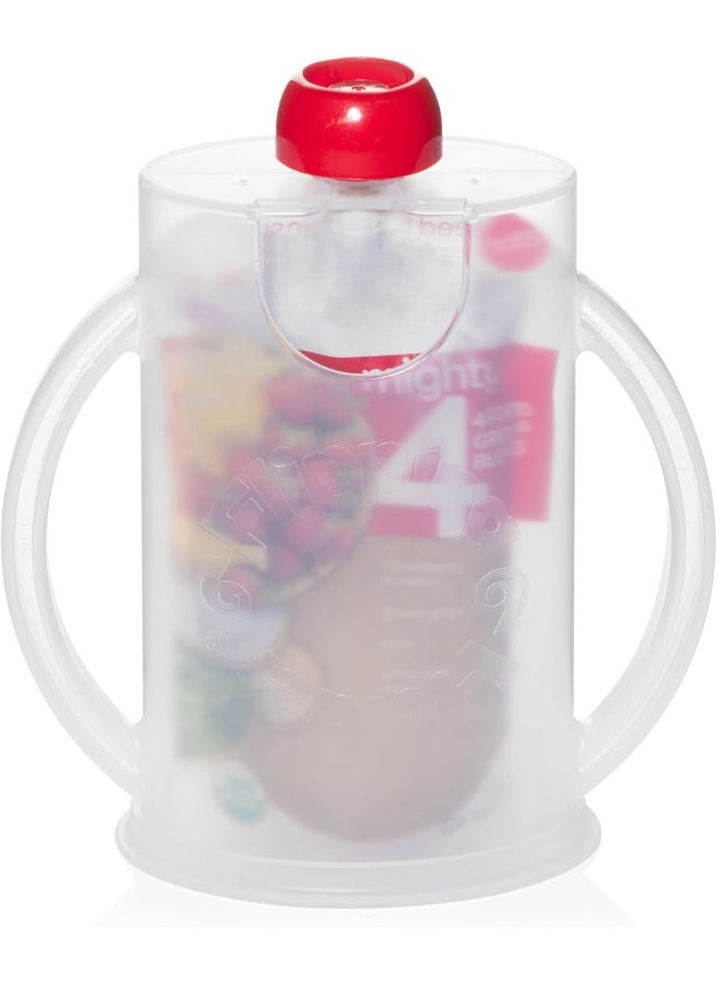Flipping Holder (Snow White) - The, a mess-free food pouch and juice box holder for babies, toddlers, and kids