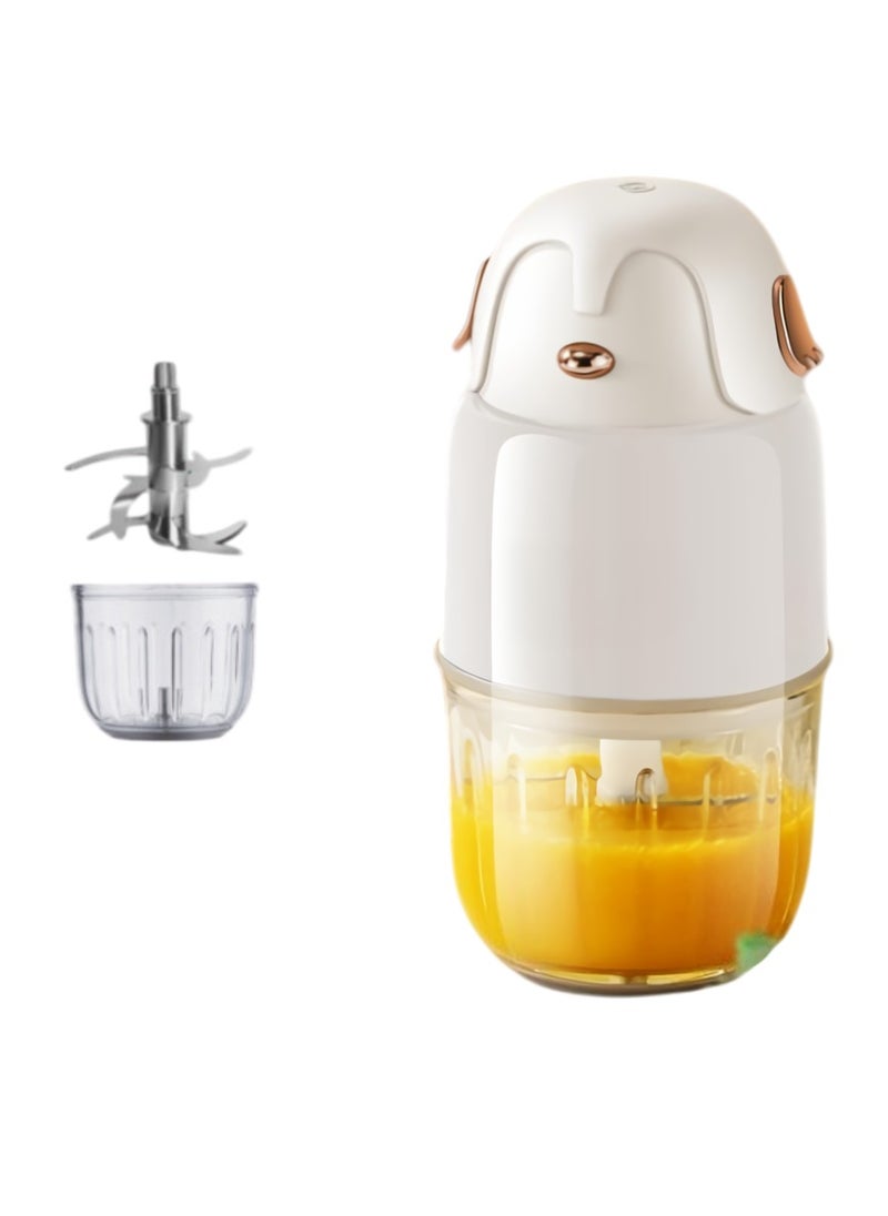 Baby Food Maker, Portable Baby Food Processor, Efficient Food Blender For Baby Food, Food Puree Maker For Vegetable Fruit Baby Food, (1pc, 316 Steel Blades, 8 Leaf Single Cup Single Blades)