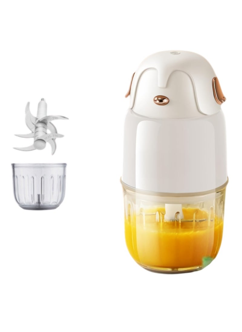 Baby Food Maker, Lightweight And Portable Baby Food Processor, Efficient Food Blender For Baby Food, Food Puree Maker For Vegetable Fruit Baby Food, (1pc, 316 Steel 8 Leaves Single Cup Single Blades)