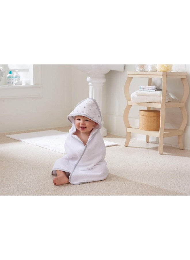 aden + anais Classic Hooded Baby Bath Towel, 100% Terry Cotton, 2 Pack, Dusty