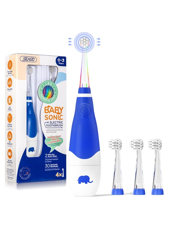 Baby Sonic Electric Toothbrush 0-3 Yrs Assorted