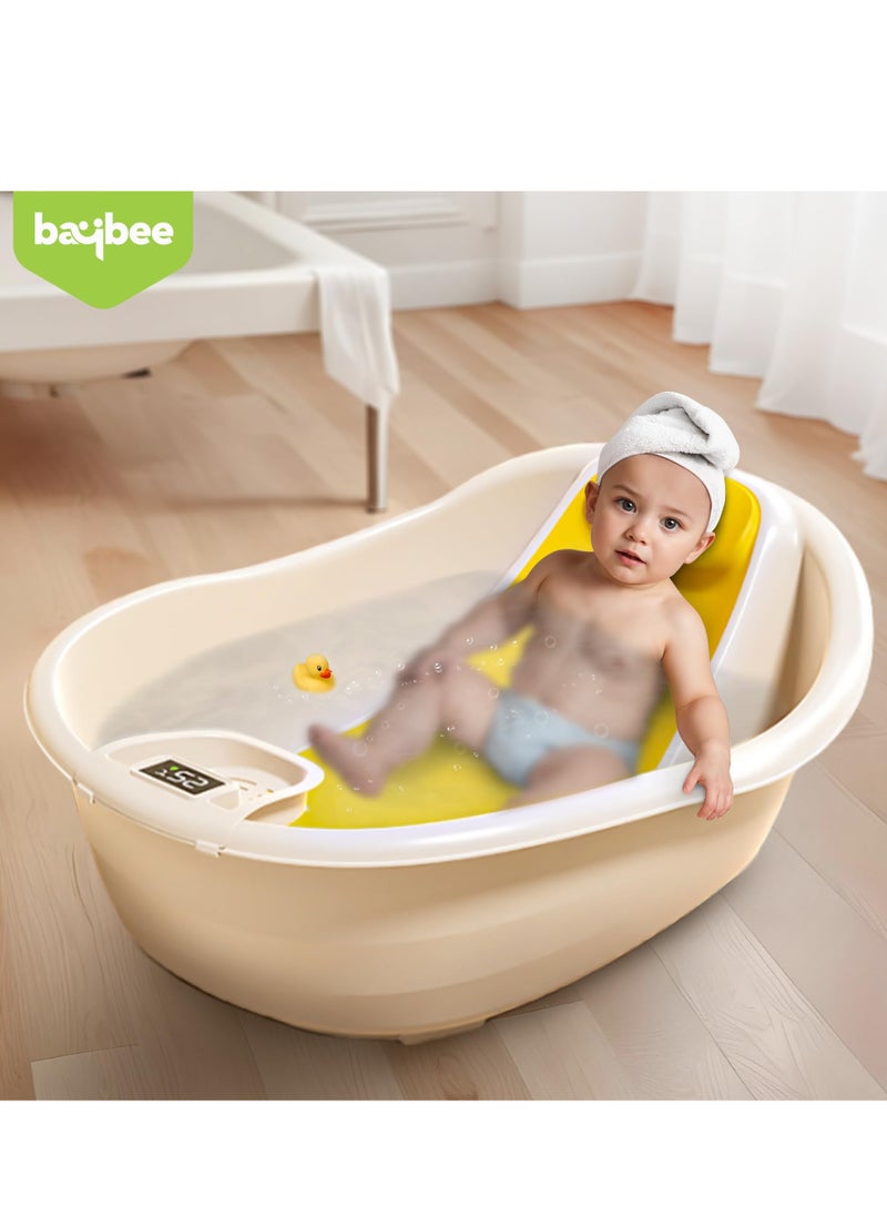 Baybee Baby Bath Tub for Kids, Baby Bath Seat Mini Swimming Pool, Kids Bather for Baby with Non-Slip Base, baby bath tub for kids 0 to 2 years (Yellow)