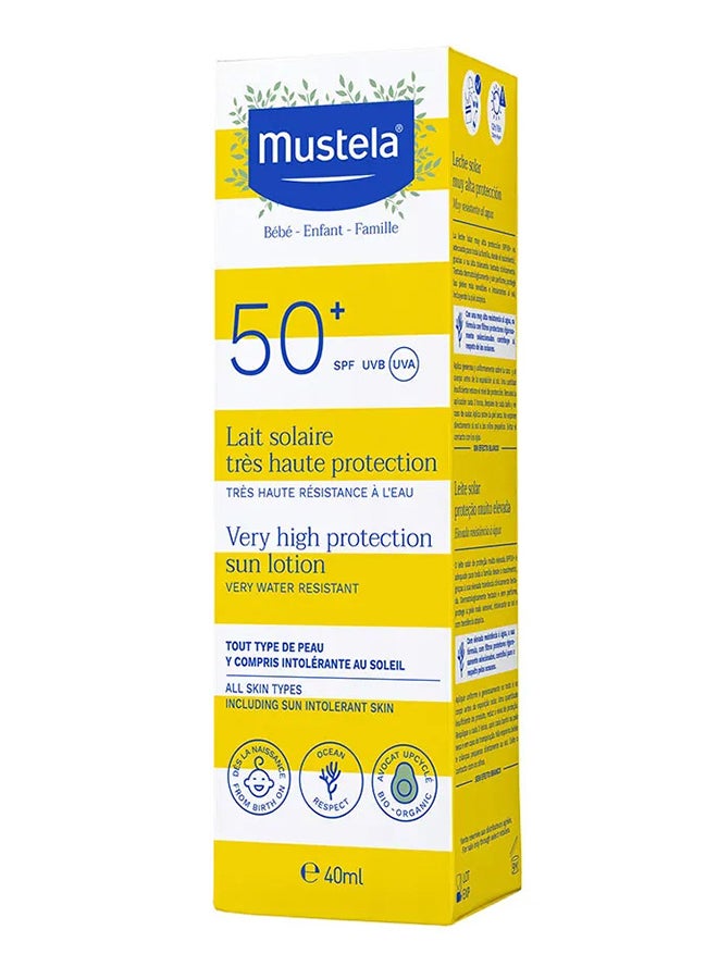 Mustela Very High Protection Sun Lotion SPF 50+ 40ml