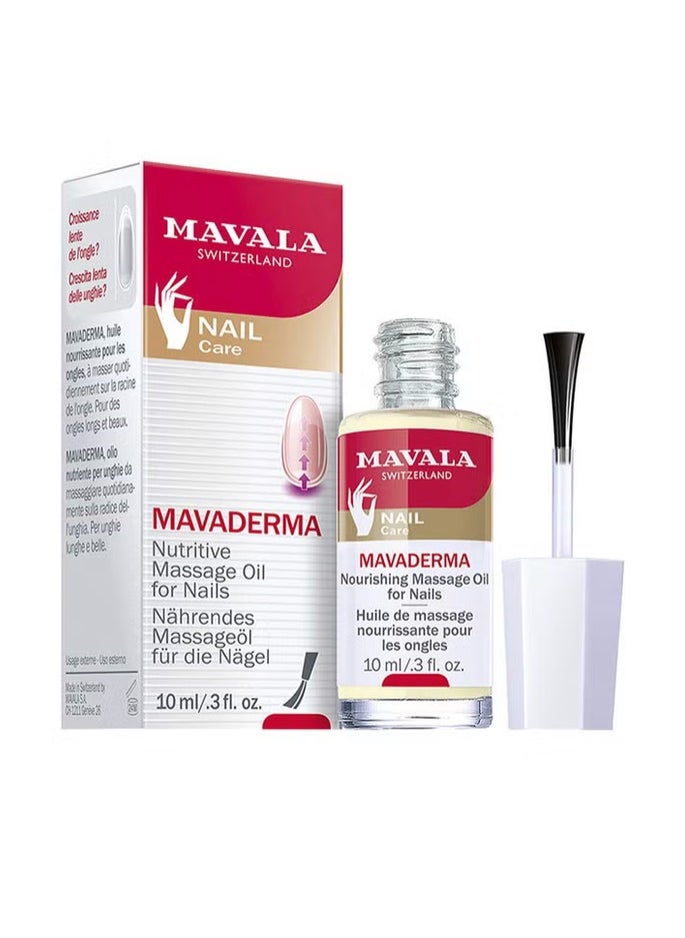 Mavala Mavaderma Nourishing Massage Oil For Nails Clear 10ml