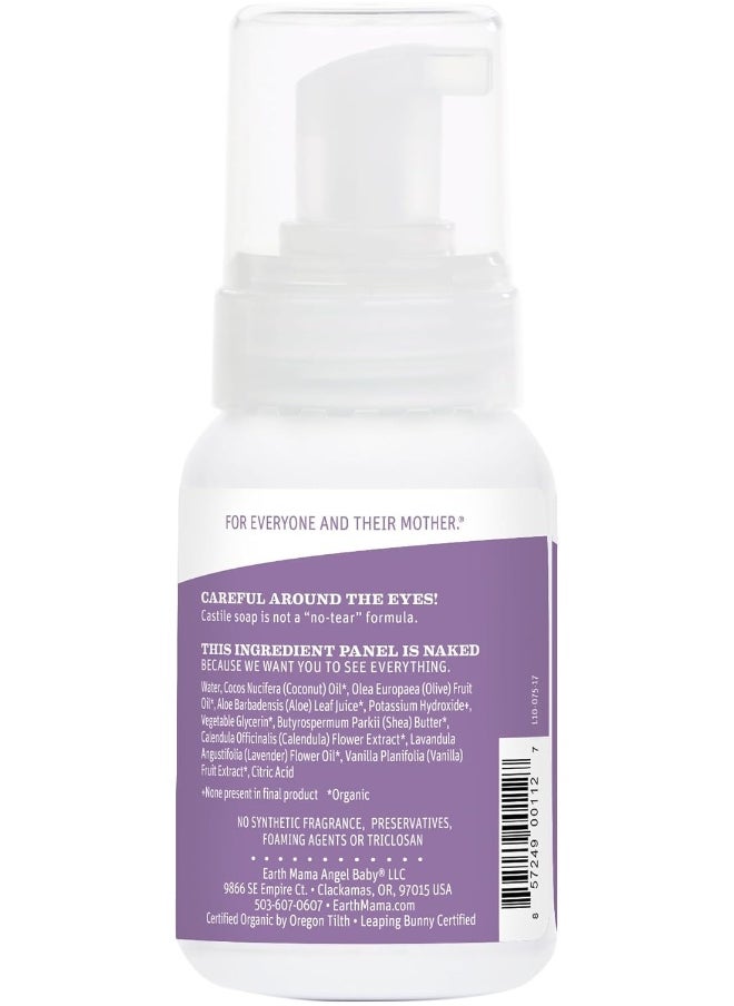 Earth Mama Calming Lavender Foaming Hand Soap | All-Purpose Castile Body Wash, 5.3-Fluid Ounce