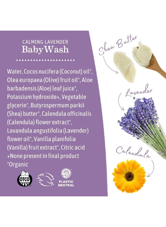 Earth Mama Calming Lavender Foaming Hand Soap | All-Purpose Castile Body Wash, 5.3-Fluid Ounce