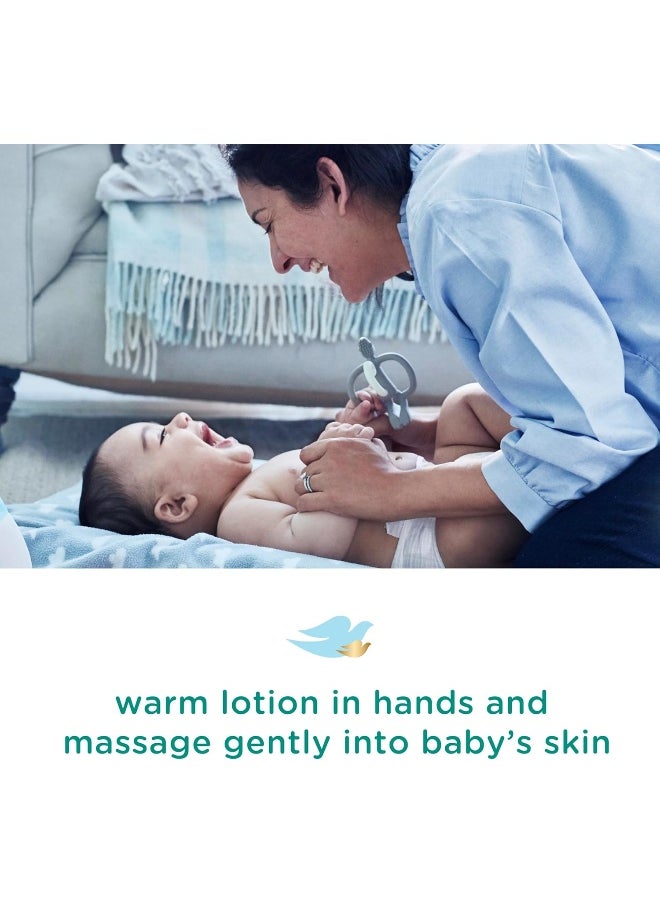 Baby Dove Face and Body Lotion for Sensitive Skin Moisture Fragrance-Free Baby Lotion 20 oz