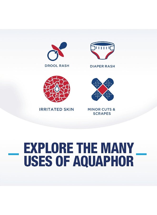 Aquaphor Baby Healing Ointment - For Chapped Skin, Diaper Rash And Minor Scratches - 7 Oz. Tube