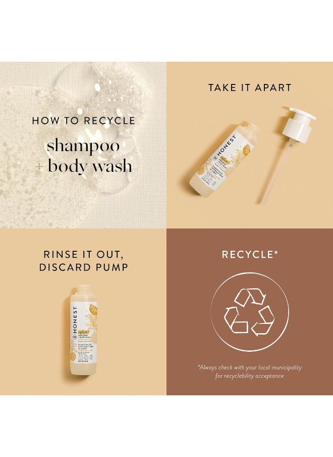 The Honest Company, Refresh Shampoo + Body Wash, Citrus Vanilla, 10 fl oz (295 ml)