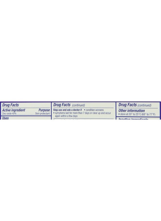 Desitin Maximum Strength Baby Diaper Rash Cream with 40% Zinc Oxide, Travel Size, 1 oz (Pack of 6)