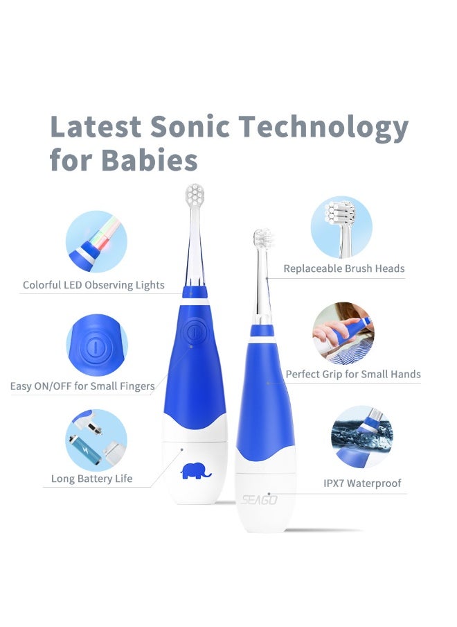 Baby Sonic Electric Toothbrush 0-3 Yrs Assorted