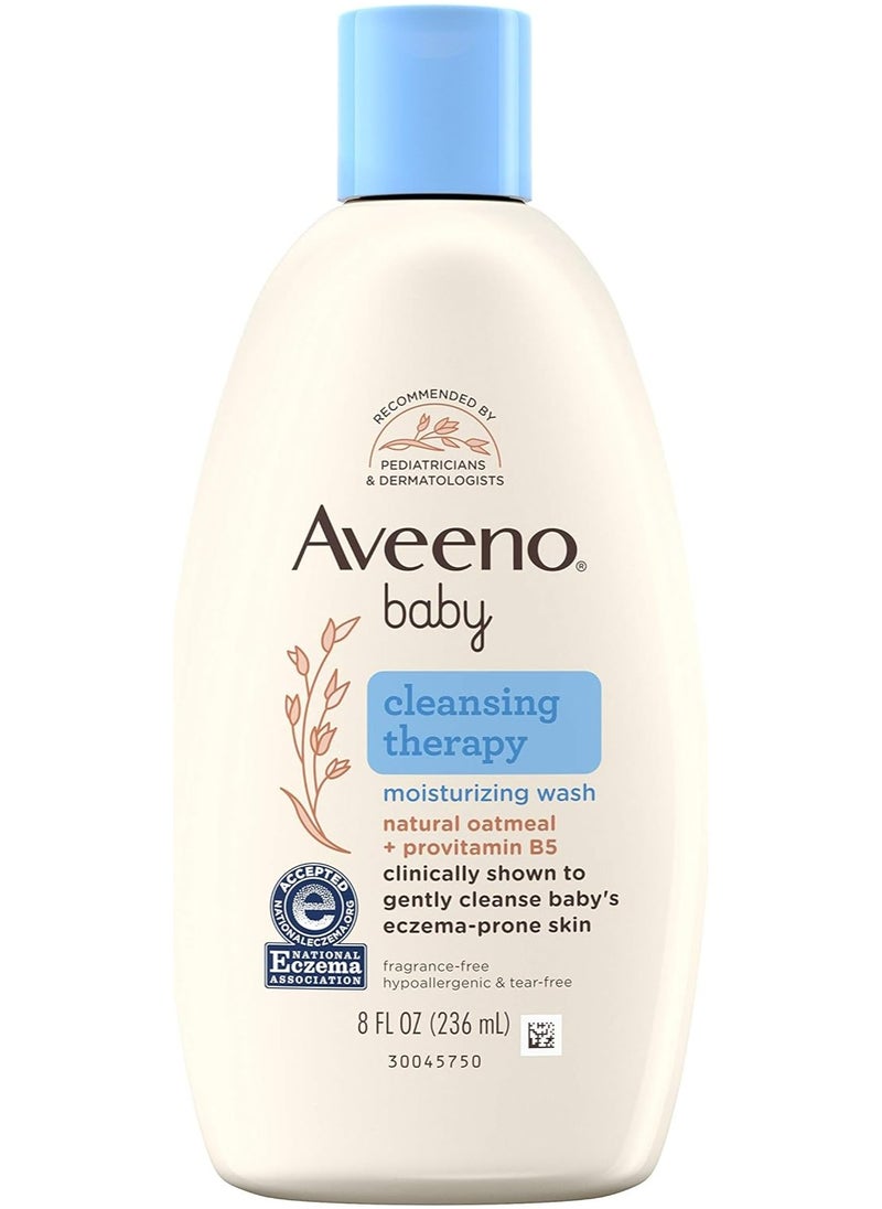 Aveeno Baby Cleansing Therapy Moisturizing Baby Body Wash 8 Fl oz (236ml)