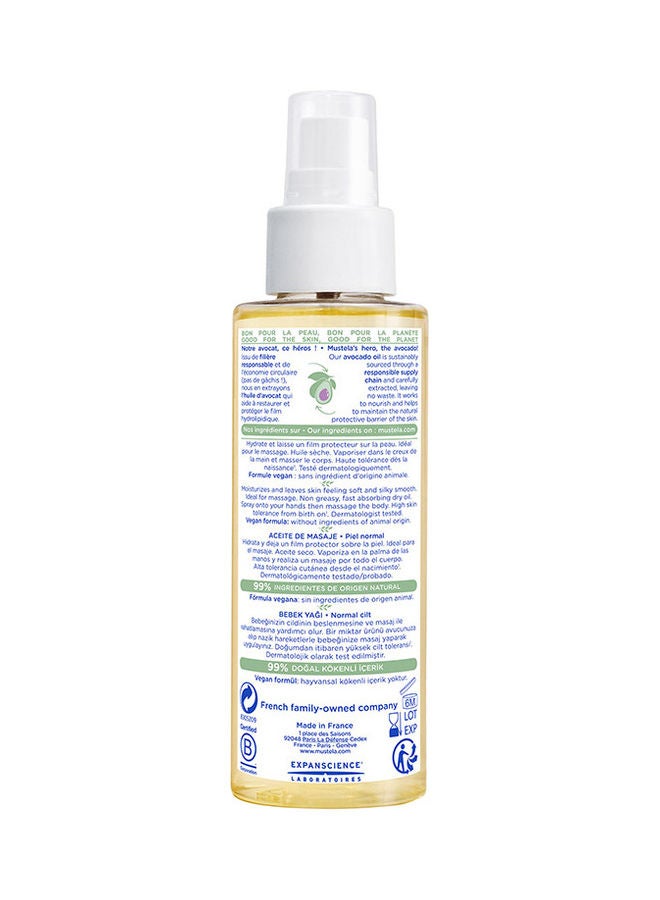 Hypoallergenic Baby Massage Oil With Avocado Oil 100Ml + Vitamin Barrier Cream 10Ml (free) + Cleansing Gel 50Ml (free)