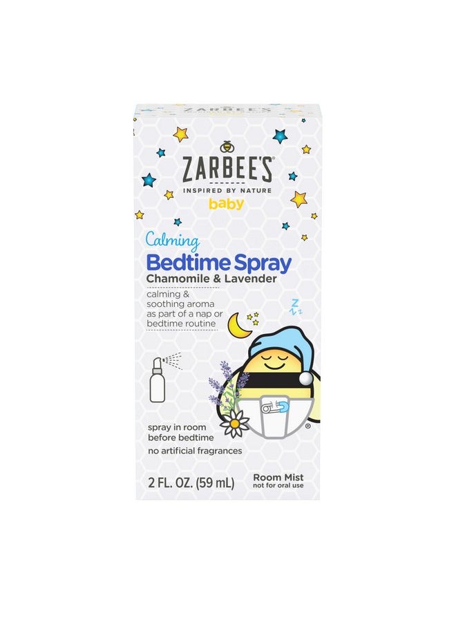 Zarbee's Baby Sleep Spray; Calming Bedtime Spray with Natural Lavender and Chamomile to Help Infant Nighttime Routine; 2oz Bottle