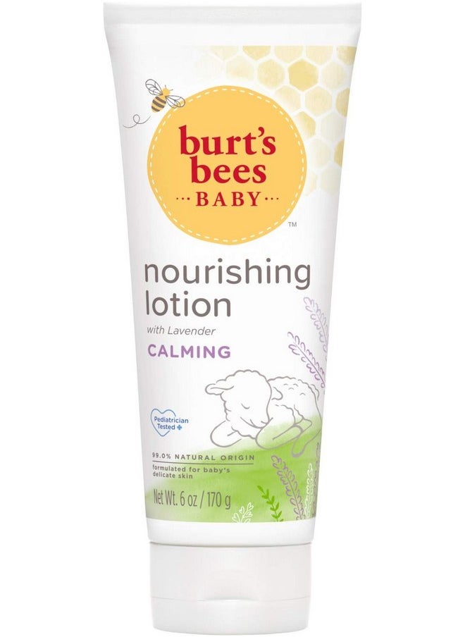 Burt's Bees Baby Nourishing Lotion, Calming Baby Lotion - 6 Ounce Tube