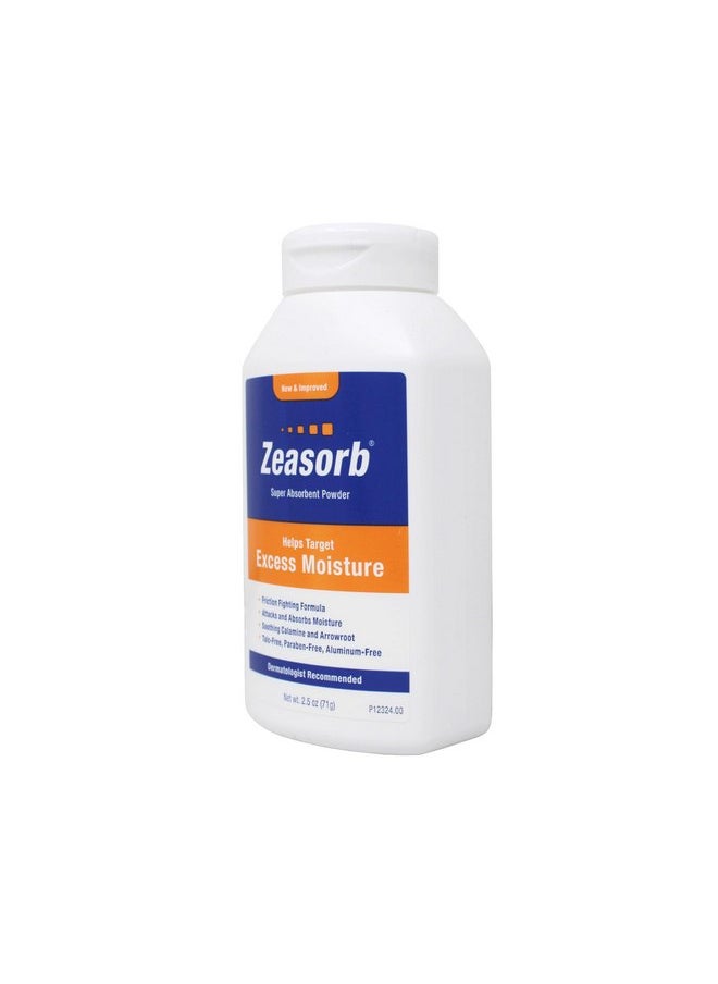 Zeasorb Prevention Super Absorbent Powder - 2.5 oz, Pack of 6