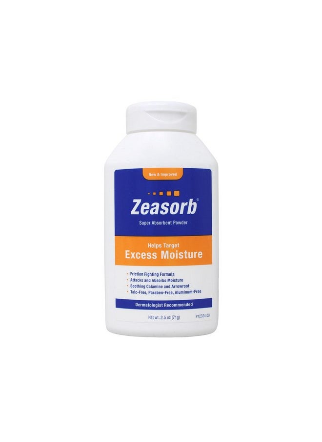 Zeasorb Prevention Super Absorbent Powder - 2.5 oz, Pack of 6