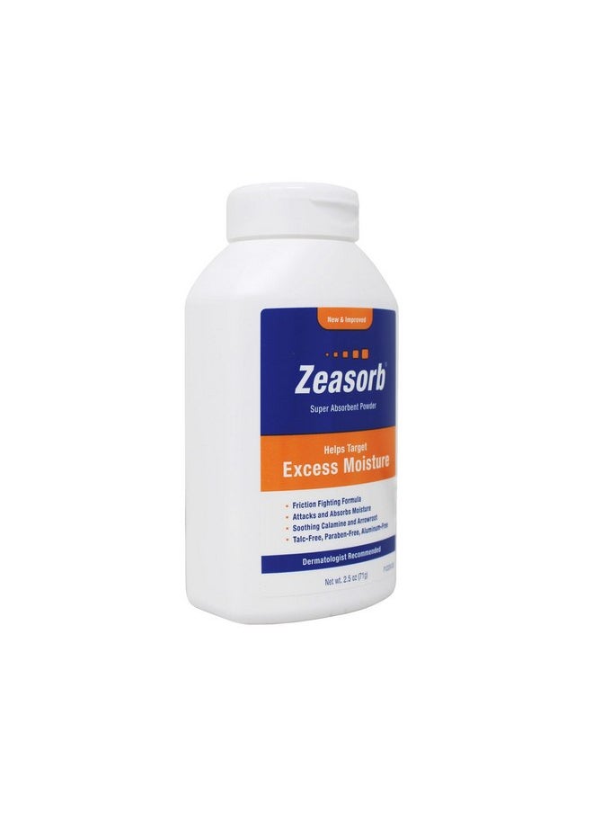 Zeasorb Prevention Super Absorbent Powder - 2.5 oz, Pack of 6
