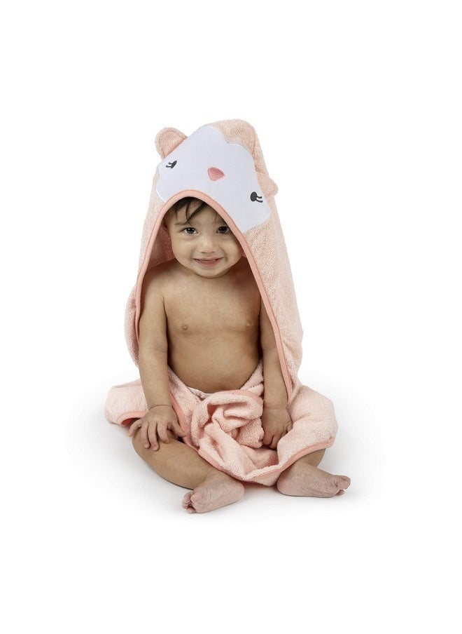 Ingenuity Clean & Cuddly™ Hooded Character Towel - EDI™ & Clean & Cuddly™ 6-Pack Terry Washcloth Set - EDI™
