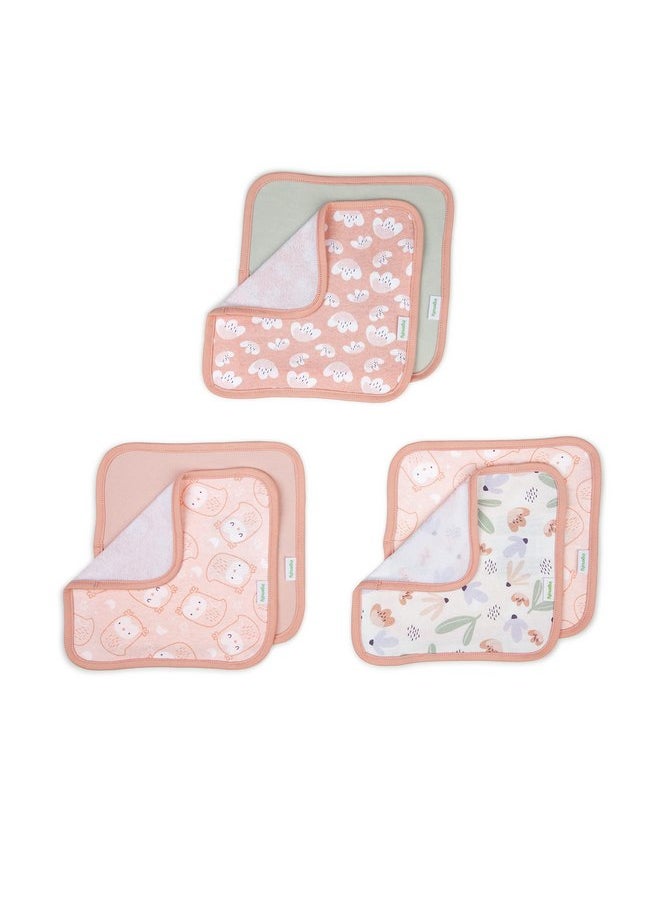 Ingenuity Clean & Cuddly™ Hooded Character Towel - EDI™ & Clean & Cuddly™ 6-Pack Terry Washcloth Set - EDI™