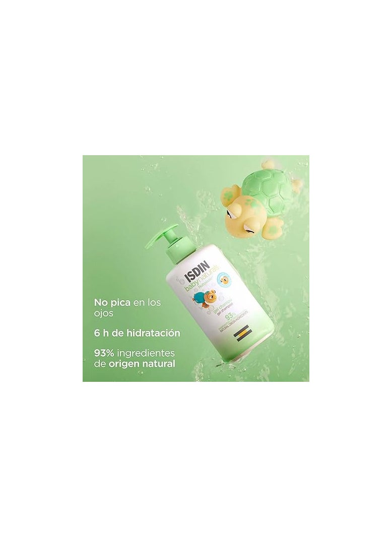Isdin Babynaturals Gel Shampoo (400Ml) | Gel Shampoo For The Daily Hygiene Of Baby'S Skin And Hair | Suitable From 0 Months | Pediatric And Ophthalmologically Tested