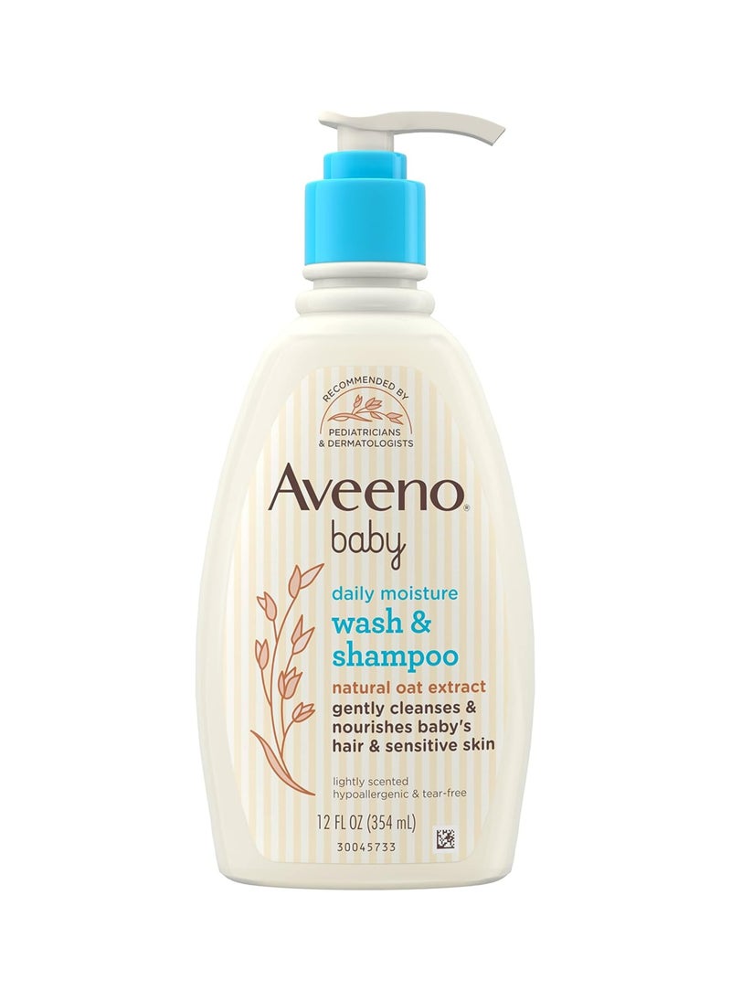 Aveeno Baby Wash and Shampoo - 12.0 oz.