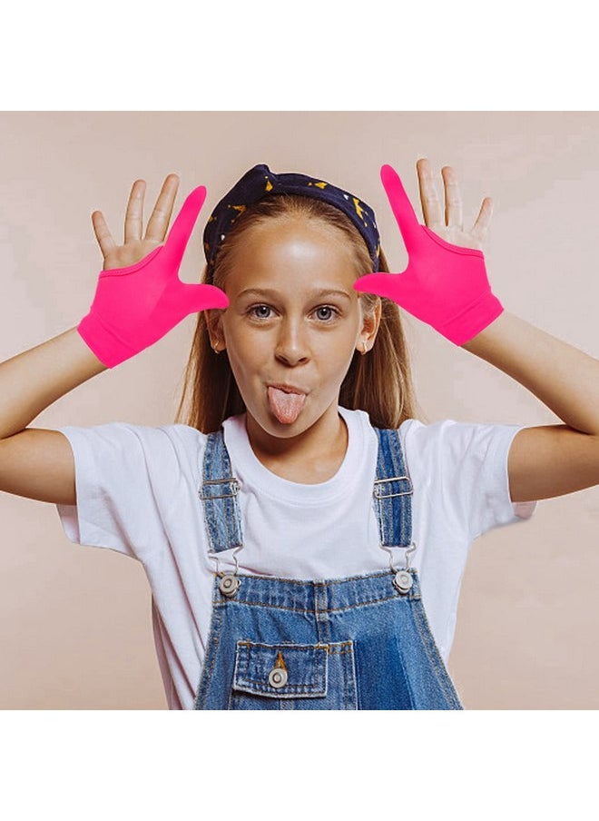 4pcs Thumb Sucking Guard Gloves Kids Anti Thumb Sucking Glove Chewy Compression Thumb Sucking Stop Nail Biting Finger Biting Glove for Kids Thumb Guard for Ages 5-12