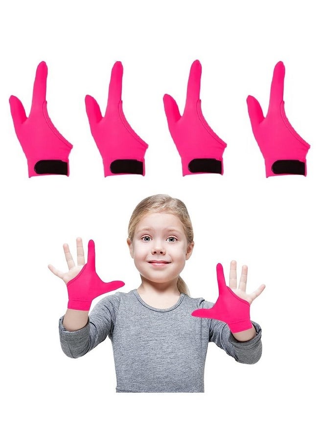 4pcs Thumb Sucking Guard Gloves Kids Anti Thumb Sucking Glove Chewy Compression Thumb Sucking Stop Nail Biting Finger Biting Glove for Kids Thumb Guard for Ages 5-12
