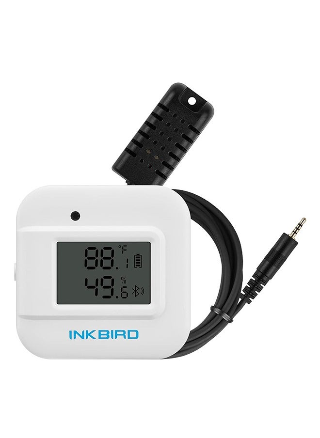 INKBIRD Bluetooth Temperature and Humidity Monitor Thermometer Hygrometer Smart Sensor IBS-TH2 Plus with External Temperature & Humidity Probe Indoor Supports Temp Humid Probe