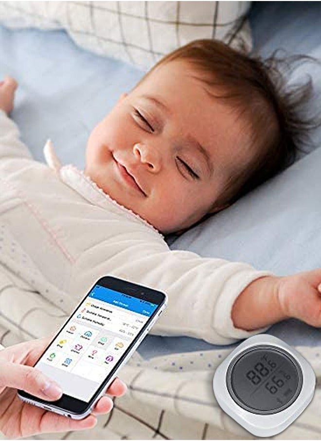 INKBIRD Smart Sensor Data Logger Wireless Temp RH Monitor Device Android iPhone Temperature Humidity Recorder Thermometer Hygrometer IBS-TH1 Plus Humidor Basement Guitar Greenhouse