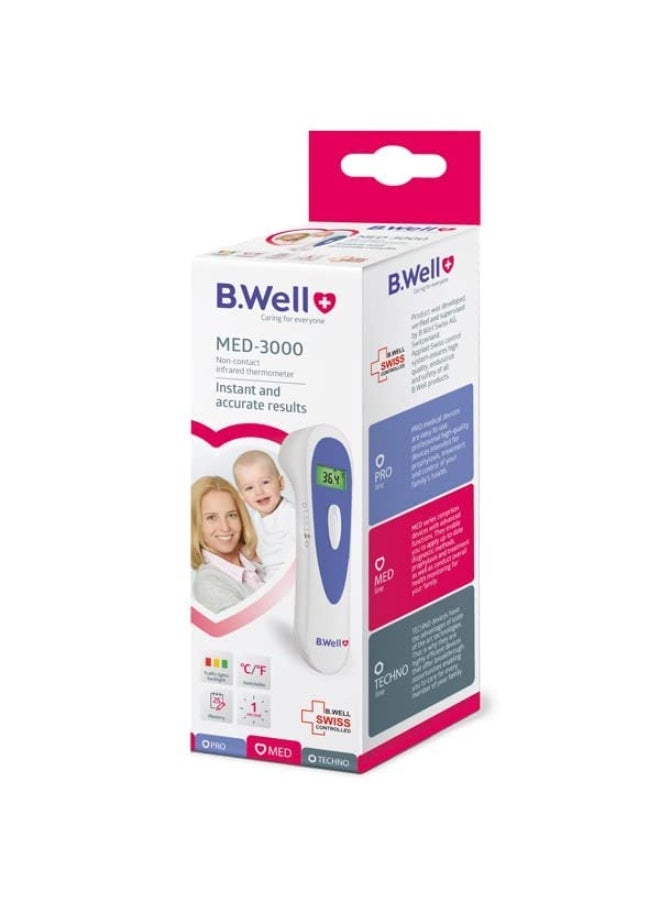 B.Well Swiss MED-3000 Non-Contact Infrared Digital Thermometer