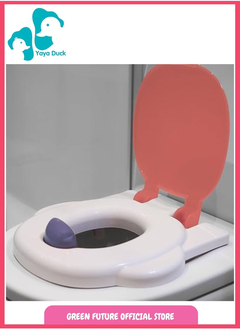 Baby Potty Seat | Training Toilet Seat with Lid | Toddler Potty Chair for Kids | Infant Potty Training Chair - Pink