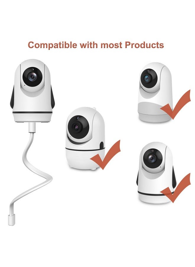 OKAIDI Baby Monitor Mount for OD8052/OD8060/OD8051/OD8050, Flexible Mount, Travel Baby Monitor Accessory, Portable Baby Camera Stand, Adjustable Baby Monitors Holder for Crib(Camera not Included)