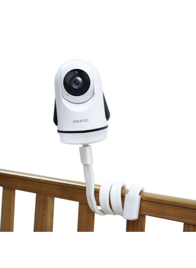 OKAIDI Baby Monitor Mount for OD8052/OD8060/OD8051/OD8050, Flexible Mount, Travel Baby Monitor Accessory, Portable Baby Camera Stand, Adjustable Baby Monitors Holder for Crib(Camera not Included)