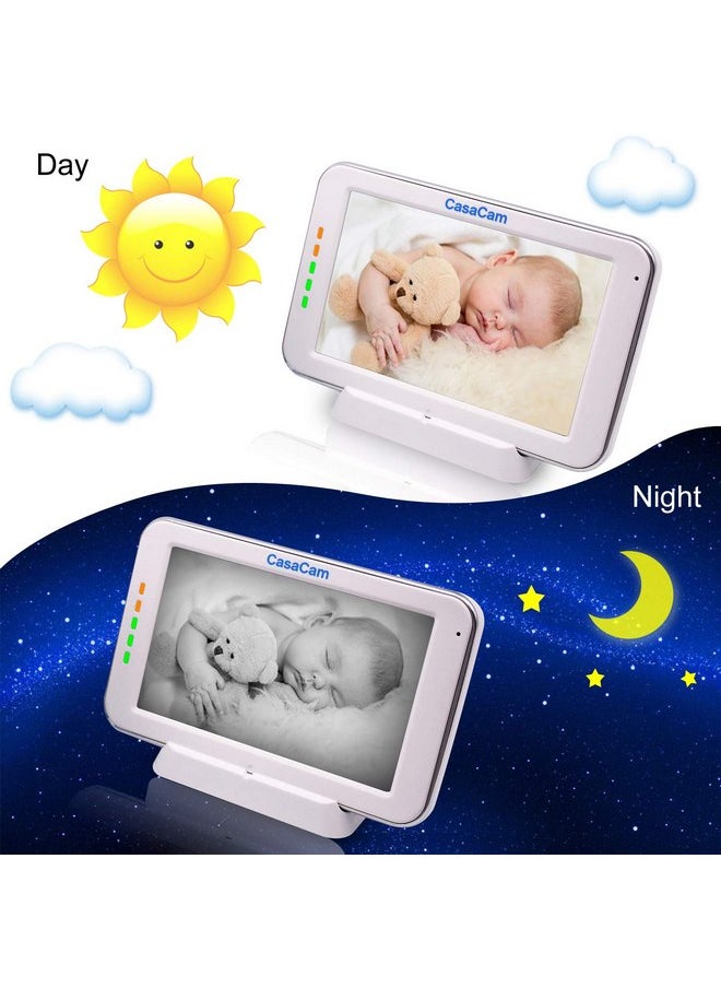 CasaCam BM240 Video Baby Monitor with 5