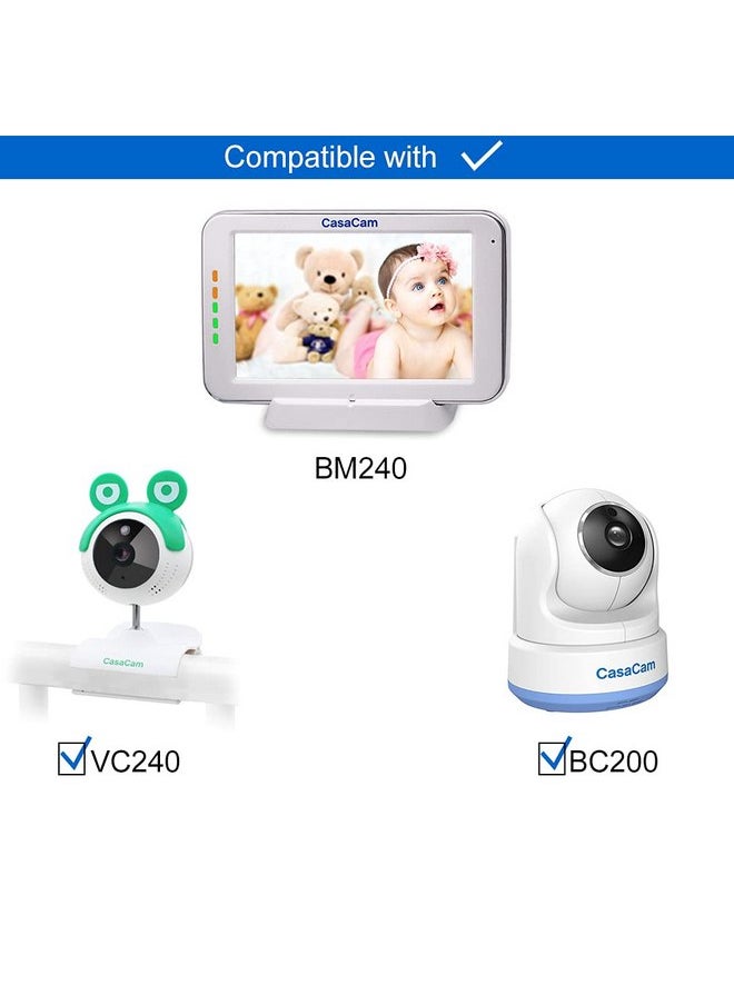 CasaCam BM240 Video Baby Monitor with 5